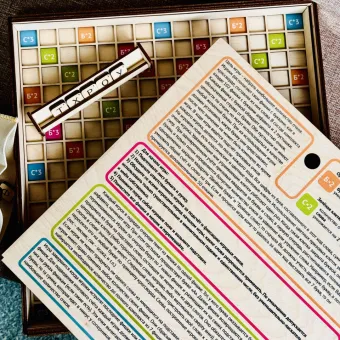 Настольная Игра Скрабл (Scrabble) с логотипом