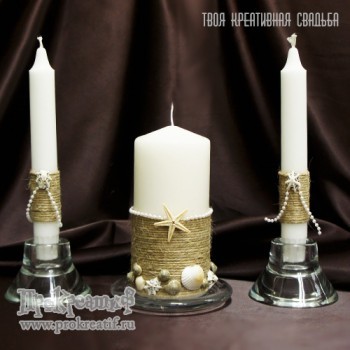 Набор свечей коллекция "Морская романтика"