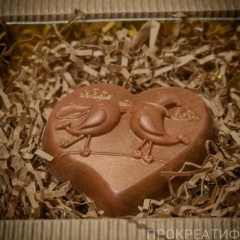 Шоколад фигурный "Влюбленные птички"