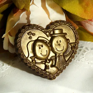 Свадебный рельефный шоколад "Забавные молодожены" Свадебный рельефный шоколад "Забавные молодожены"