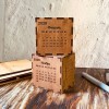 Деревянный календарь Кубики