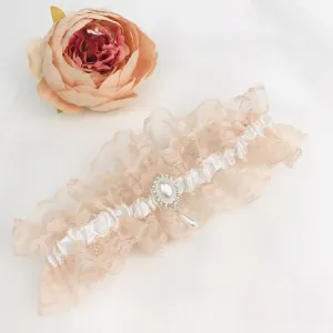 Подвязка невесты  НЕЖНАЯ ПУДРА Подвязка невесты  НЕЖНАЯ ПУДРА