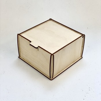 Деревянная коробка 14*14*8,5, фанера 4 мм