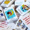 Свадебный шоколад 12г серия  Love is c индивидуальным оформлением26005