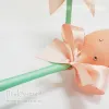 Свадебные бокалы коллекция "Персиковые цветы"