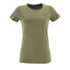 Футболка женская Regent Fit Women, меланж хаки