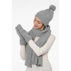 Шарф Heat Trick, серебристо-серый меланж Шарф Heat Trick, серебристо-серый меланж