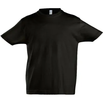 Футболка детская Imperial Kids, черная Футболка детская Imperial Kids, черная
