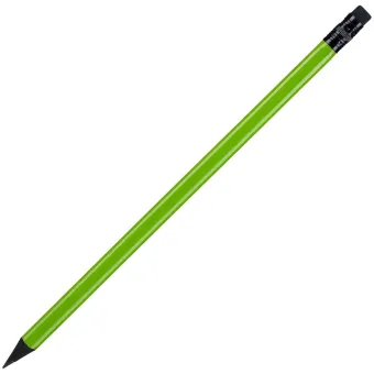 Карандаш простой Triangle Black с ластиком, зеленое яблоко Карандаш простой Triangle Black с ластиком, зеленое яблоко