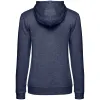 Толстовка с капюшоном женская Hoodie, синий меланж