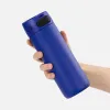 Термостакан X1 с цветной кнопкой, синий с черным