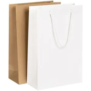 Пакет бумажный Plat M, белый Пакет бумажный Plat M, белый