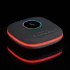 Bluetooth колонка с беспроводной зарядкой и подсветкой Terrafonic, серая