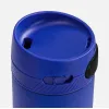 Термостакан X1 с цветной кнопкой, синий с черным