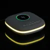 Bluetooth колонка с беспроводной зарядкой и подсветкой Terrafonic, серая