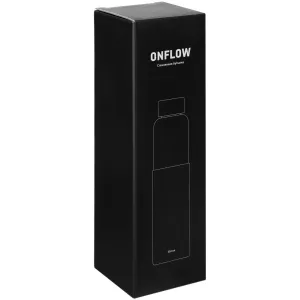 Бутылка для воды Onflow, черная Бутылка для воды Onflow, черная