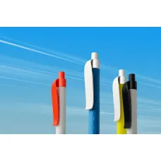 Ручка шариковая Prodir QS01 PMP-P, желтая с белым Ручка шариковая Prodir QS01 PMP-P, желтая с белым