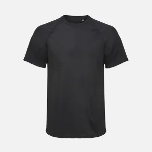 Футболка спортивная унисекс Vortex, черная