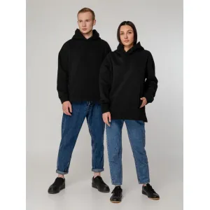 Худи оверсайз унисекс Tolla, черное Худи оверсайз унисекс Tolla, черное