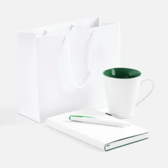 Набор White Shall Simple, зеленый Набор White Shall Simple, зеленый