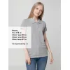 Рубашка поло женская Virma Lady, серый меланж