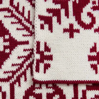 Шарф Wintertude M, красный с белым Шарф Wintertude M, красный с белым