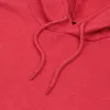 Толстовка с капюшоном унисекс Hoodie, красный меланж