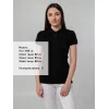 Рубашка поло женская Virma Premium Lady, черная