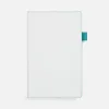 Ежедневник White Shall, недатированный, бело-бирюзовый