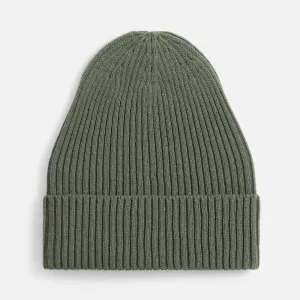 Шапка Catch Match без помпона, зеленая (полынь)