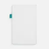 Ежедневник White Shall, недатированный, бело-бирюзовый