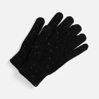Перчатки сенсорные Spotti Senso, черные Перчатки сенсорные Spotti Senso, черные