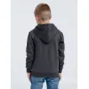 Толстовка с капюшоном детская Kirenga Kids, темно-серая (графит)
