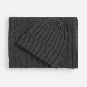 Шарф Metelitsa, темно-серый меланж