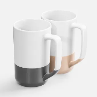 Кружка для сублимационной печати Neito, бежевая Кружка для сублимационной печати Neito, бежевая