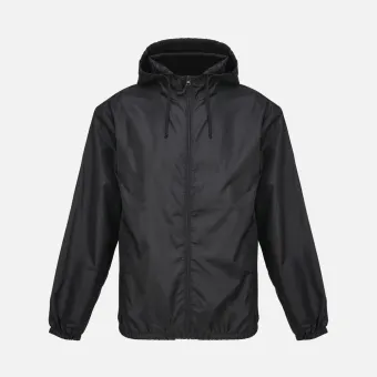Ветровка унисекс Shield, черная Ветровка унисекс Shield, черная