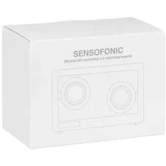Bluetooth-колонка со светомузыкой Sensofonic, черная