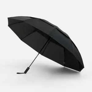 Зонт обратного сложения twoGether с двойным куполом, черный Зонт обратного сложения twoGether с двойным куполом, черный