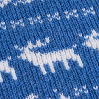 Плед Holidale, синий с молочным Плед Holidale, синий с молочным