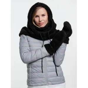 Балаклава-капюшон Flocky, черная Балаклава-капюшон Flocky, черная