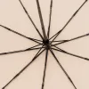Зонт складной Cloudburst в подарочной упаковке, бежевый