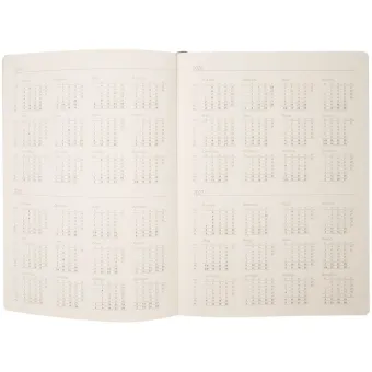 Ежедневник Petrus Flap, недатированный, черный