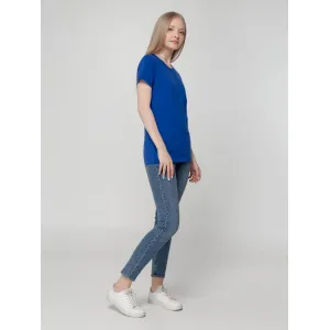 Футболка женская T-bolka Lady, ярко-синяя