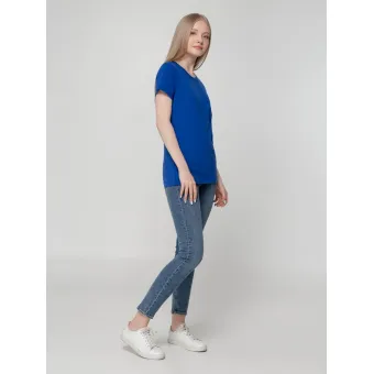 Футболка женская T-bolka Lady, ярко-синяя