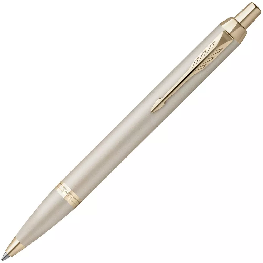 Ручка шариковая Parker IM Professionals Monochrome Champagne, золотистая