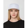 Бейсболка Snapback с прямым козырьком, белая