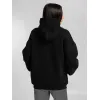 Худи Furry Oversize, черное