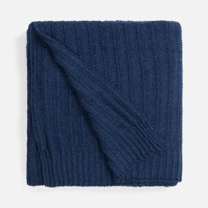 Плед Termoment, синий меланж