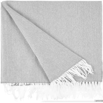 Плед «Гирвас», светло-серый