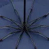 Зонт обратного сложения twoGether с двойным куполом, темно-синий